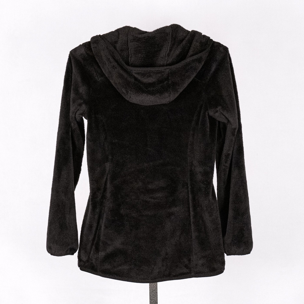The North Face Women's Extra Soft High Pile Fleece Jacket SMALL Black Cozy Cabin - Picture 4 of 8